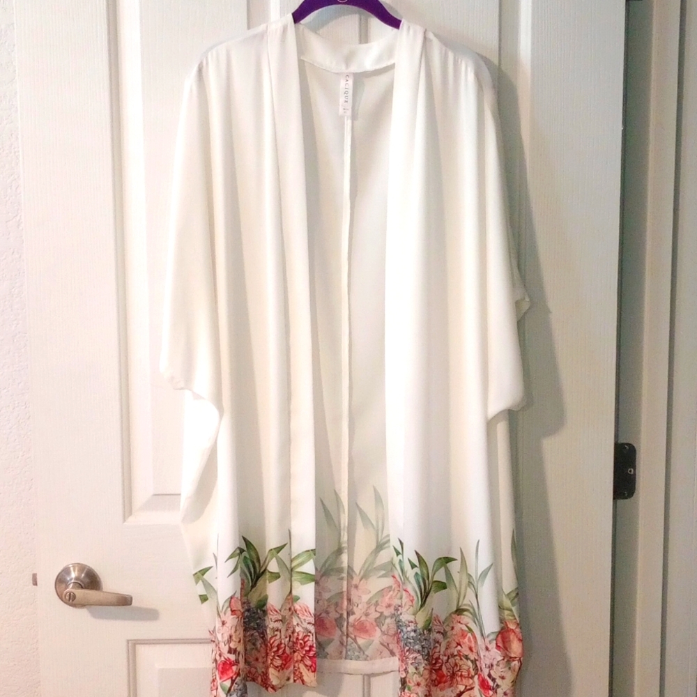 CACIQUE SHEER TOPPER SZ 18